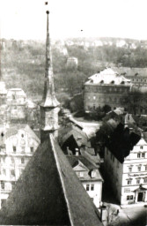 Stadtarchiv Weimar, 60 10-5/6, Blick vom großen Turm der Stadtkirche , 1930