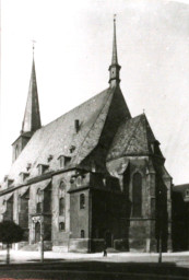 Stadtarchiv Weimar, 60 10-5/6, Stadtkirche Sankt Peter und Paul auf dem Herderplatz, vor 1945