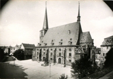 Stadtarchiv Weimar, 60 10-5/6, Blick auf den Herderplatz, um 1900