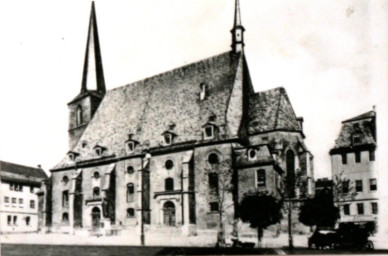 Stadtarchiv Weimar, 60 10-5/6, Blick auf den Herderplatz, um 1900