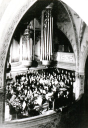 Stadtarchiv Weimar, 60 10-5/6, Innenansicht der Stadtkirche (Herderkirche), ohne Datum