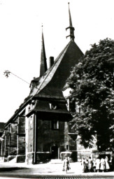 Stadtarchiv Weimar, 60 10-5/6, Blick auf den Herderplatz, 1959