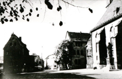 Stadtarchiv Weimar, 60 10-5/6, Blick auf den Herderplatz , ohne Datum