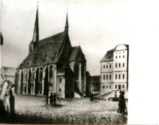 Stadtarchiv Weimar, 60 10-5/6, Blick auf den Herderplatz, ohne Datum