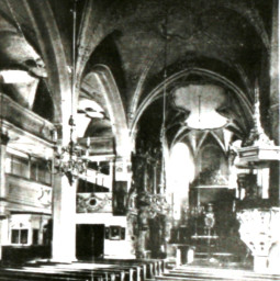 Stadtarchiv Weimar, 60 10-5/6, Blick in die Herderkirche , vor 1945