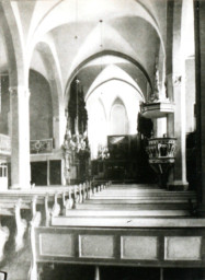 Stadtarchiv Weimar, 60 10-5/6, Blick in die Stadtkirche , nach 1953