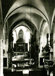 Stadtarchiv Weimar, 60 10-5/6, Blick in die Stadtkirche , nach 1953