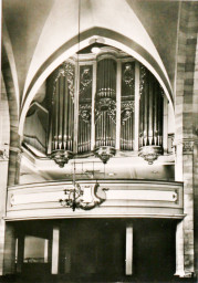 Stadtarchiv Weimar, 60 10-5/6, Blick in die Stadtkirche , ohne Datum