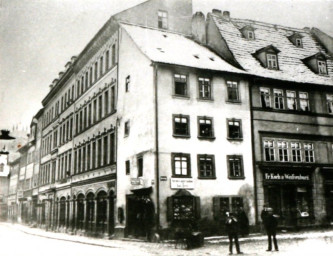 Stadtarchiv Weimar, 60 10-5/6, Blick in die Kaufstraße, 1878