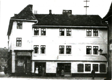 Stadtarchiv Weimar, 60 10-5/6, Deinhardtsgasse 11 (?), heutige Braushausgasse, um 1900