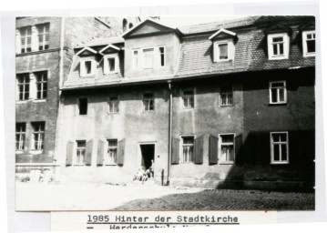 Stadtarchiv Weimar, 60 10-5/6, Herderplatz 9, 10 und 11, 1985