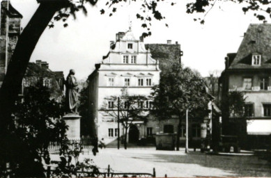 Stadtarchiv Weimar, 60 10-5/6, Blick auf den Herderplatz, um 1930