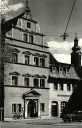 Stadtarchiv Weimar, 60 10-5/6, Blick auf den Herderplatz, 1960