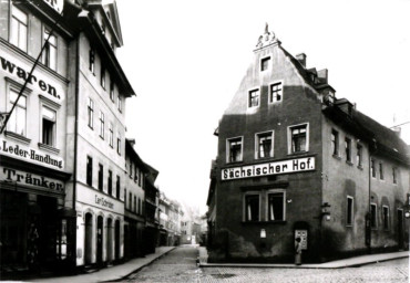 Stadtarchiv Weimar, 60 10-5/6, Blick in die Rittergasse, um 1930