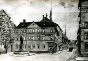 Stadtarchiv Weimar, 60 10-5/7, Blick in die Rittergasse , 1921