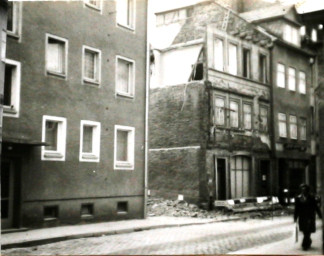 Stadtarchiv Weimar, 60 10-5/7, Blick in die Rittergasse , 1975