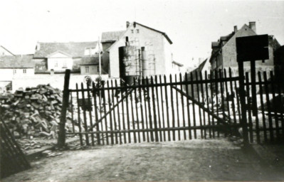 Stadtarchiv Weimar, 60 10-5/7, Blick in die Rittergasse, 1959