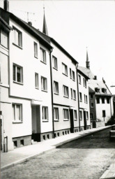 Stadtarchiv Weimar, 60 10-5/7, Blick in die Rittergasse , 1986