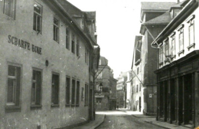 Stadtarchiv Weimar, 60 10-5/7, Blick in die Geleitstraße, vor 1945