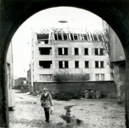 Stadtarchiv Weimar, 60 10-5/7, Blick in die Kleine Teichgasse , 1986