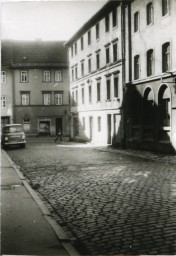 Stadtarchiv Weimar, 60 10-5/7, Blick in die Karlstraße , 1985