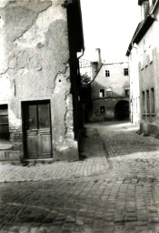 Stadtarchiv Weimar, 60 10-5/7, Blick in die Kleine Teichgasse, 1978