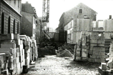 Stadtarchiv Weimar, 60 10-5/7, Blick in die Karlstraße , 1985