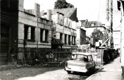 Stadtarchiv Weimar, 60 10-5/7, Blick in die Karlstraße, 1985