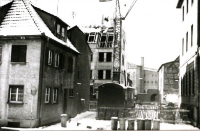 Stadtarchiv Weimar, 60 10-5/7, Blick in die Kleine Teichgasse , 1985