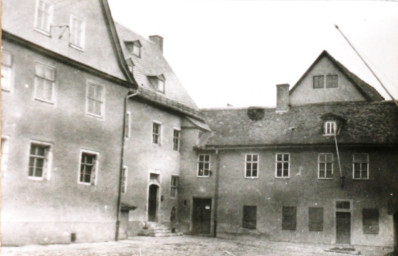 Stadtarchiv Weimar, 60 10-5/8, Blick in den Frankeschen Hof, um 1930