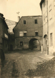 Stadtarchiv Weimar, 60 10-5/8, Blick in die Kleine Teichgasse , 1970