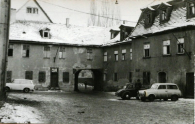 Stadtarchiv Weimar, 60 10-5/8, Blick auf den Frankeschen Hof, 1980