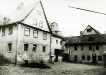 Stadtarchiv Weimar, 60 10-5/8, Kleine Teichgasse 2 und 4 (Frankescher Hof), 1983