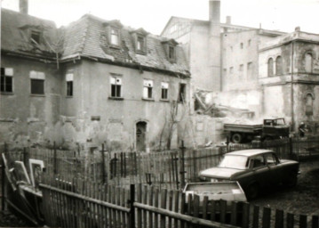 Stadtarchiv Weimar, 60 10-5/8, Blick in den Frankeschen Hof, 1984