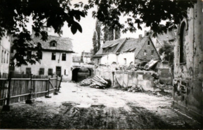 Stadtarchiv Weimar, 60 10-5/8, Blick in den Frankeschen Hof, 1984