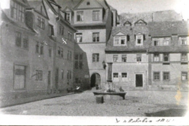 Stadtarchiv Weimar, 60 10-5/8, Blick auf den Teichplatz, 1920