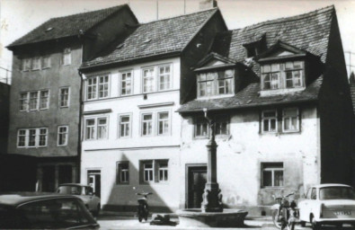 Stadtarchiv Weimar, 60 10-5/8, Blick auf den Teichplatz  , 1979