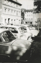 Stadtarchiv Weimar, 60 10-5/8, Blick in die Teichgasse , 1982