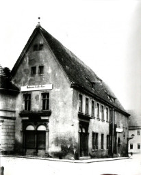 Stadtarchiv Weimar, 60 10-5/8, Blick in die Teichgasse, 1900