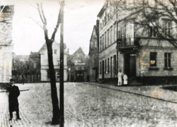 Stadtarchiv Weimar, 60 10-5/8, Blick vom Graben in die Teichgasse, um 1900