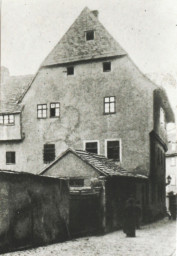 Stadtarchiv Weimar, 60 10-5/8, Blick in die Scherfgasse , um 1900