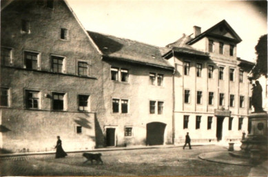 Stadtarchiv Weimar, 60 10-5/9, Blick in die Geleitstraße, um 1910