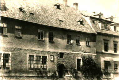 Stadtarchiv Weimar, 60 10-5/9, Geleitstraße 3 (Nebeneingang Böttchergasse), vor 1945