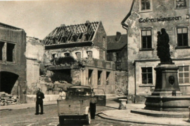 Stadtarchiv Weimar, 60 10-5/9, Blick in die Geleitstraße , nach 1945