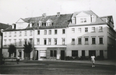 Stadtarchiv Weimar, 60 10-5/9, Blick in die Geleitstraße, 1985