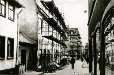 Stadtarchiv Weimar, 60 10-5/9, Blick in die Geleitstraße, 1980