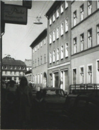 Stadtarchiv Weimar, 60 10-5/9, Blick in die Geleitstraße , 1985