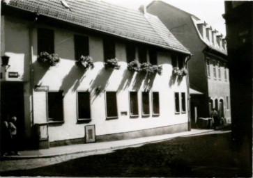 Stadtarchiv Weimar, 60 10-5/9, Blick in die Geleitstraße , 1988