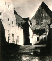 Stadtarchiv Weimar, 60 10-5/9, Blick in die Scherfgasse, um 1890