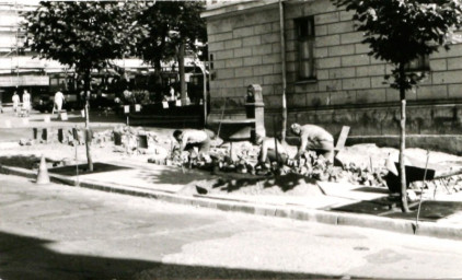 Stadtarchiv Weimar, 60 10-5/9, Geleitstraße/Goetheplatz 12, 1987